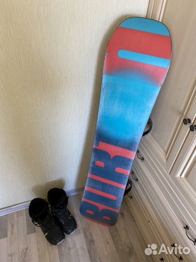 Сноуборд burton комплект