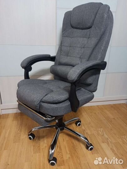 Тканевое кресло 606 лён