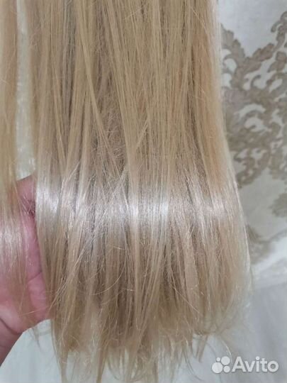 Накладные волосы на заколках