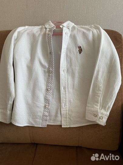 Рубашка белая Polo оригинал