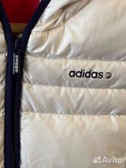 Куртка adidas женская белая зимняя