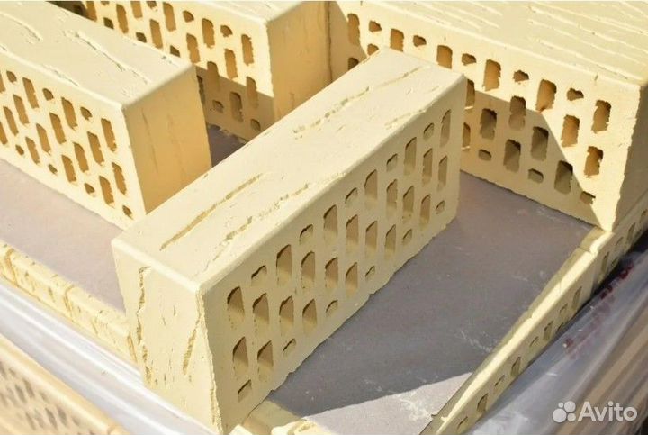 Кирпич облицовочный ваниль