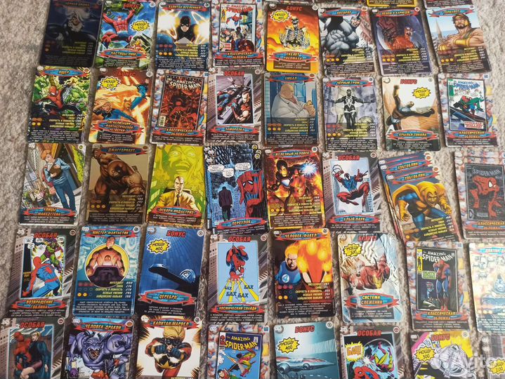 Карточки человек паук 3 серия