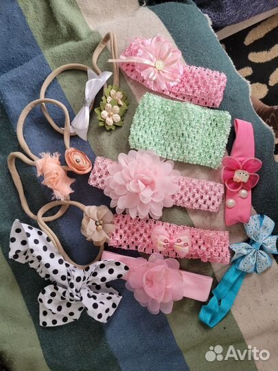 Детские ободки, на резинке для головы