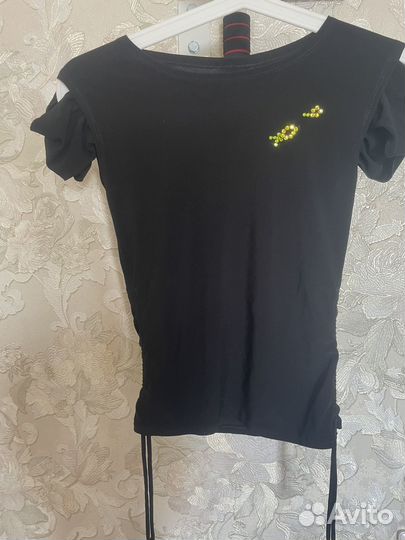 Футболка и юбка для занятий бальными танцами