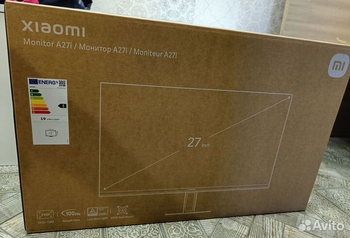 Монитор xiaomi A27i 27 дюймов 100 Гц. Новый