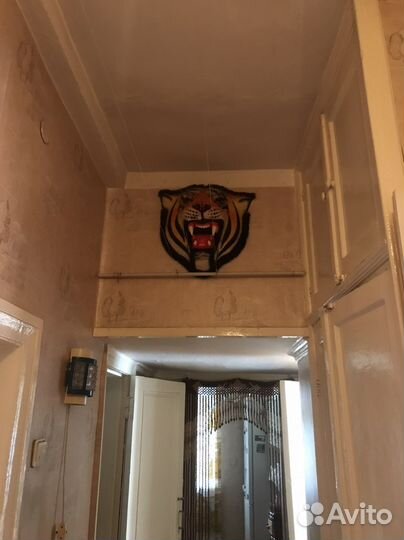 Тигр, маска с использованием меха