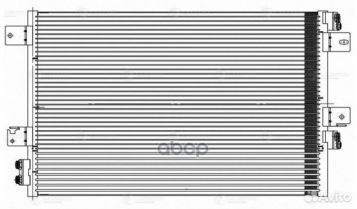 Радиатор кондиционера для а/м Dodge Caliber (06)