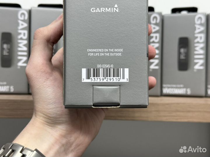 Фитнес-браслет Garmin Vivosmart 5 Black Size S-M