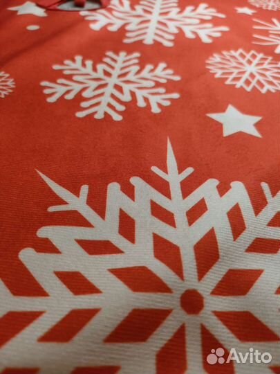 Коврик под елку новогодний диаметр 90см