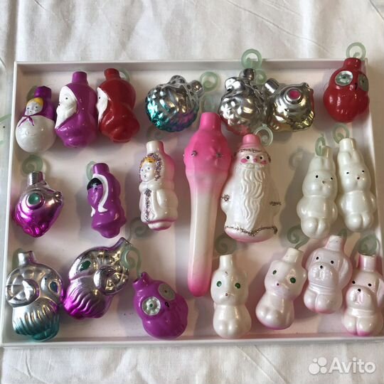 Игрушки на елку мини