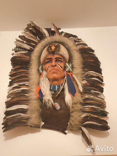 Панно маска индеец