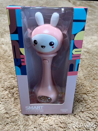 Погремушка-грызунок Beiens музыкальный Зайчик