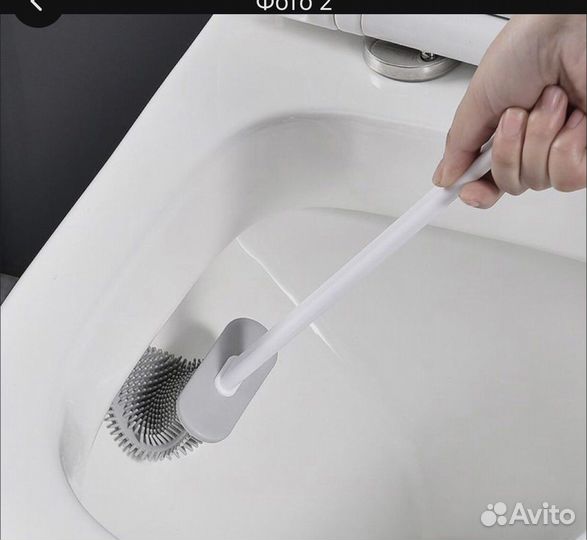 Силиконовый ёршик для туалета