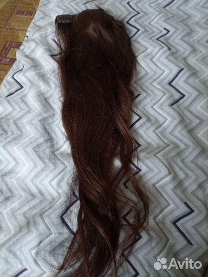 Волосы натуральные на трессе