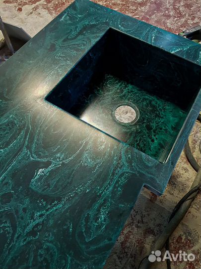 Производим раковины из искусственного оникса