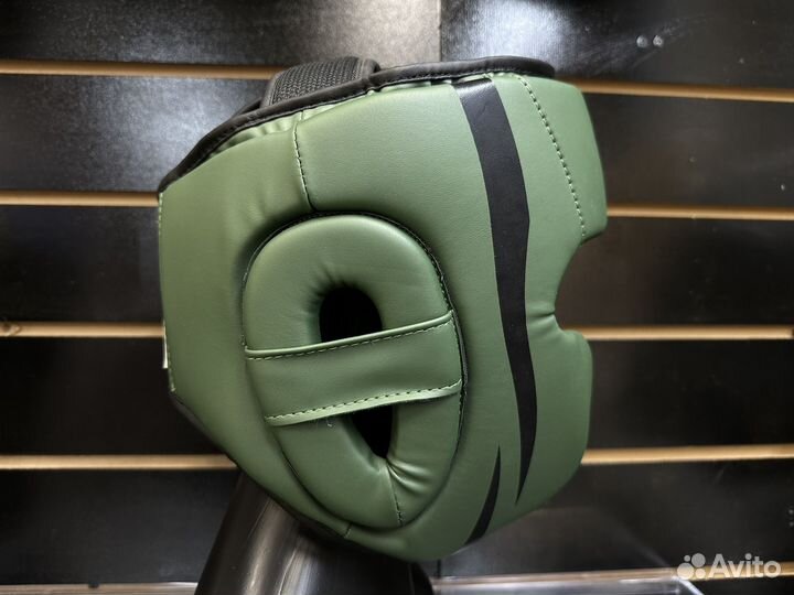 Боксерский шлем хаки