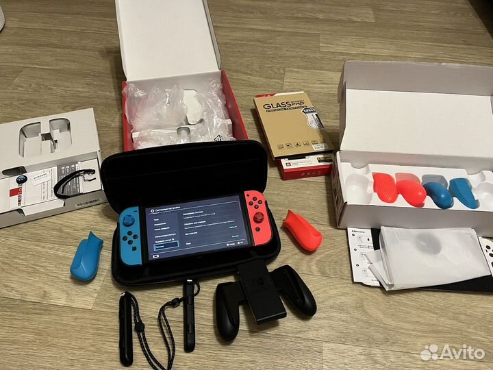 Nintendo switch oled прошитая + 256gb