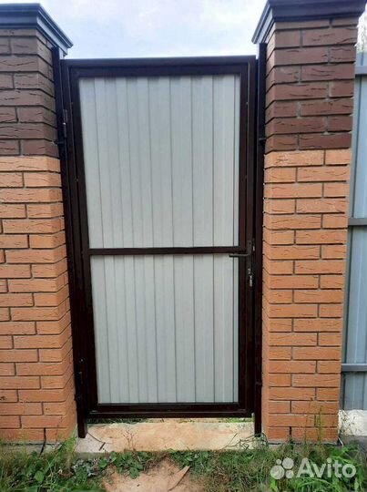 Ворота откатные, ворота распашные под ключ