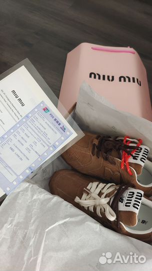 Кроссовки New balance Miu miu