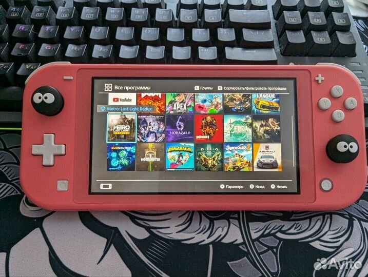 Nintendo switch lite +много игр