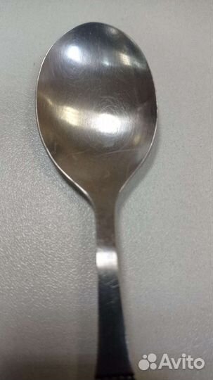 Чайная ложка с мультяшным хоккеистом, СССР