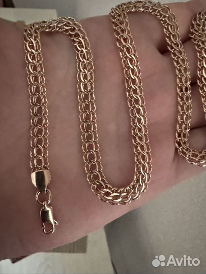 Новая золотая цепь 585 пробы