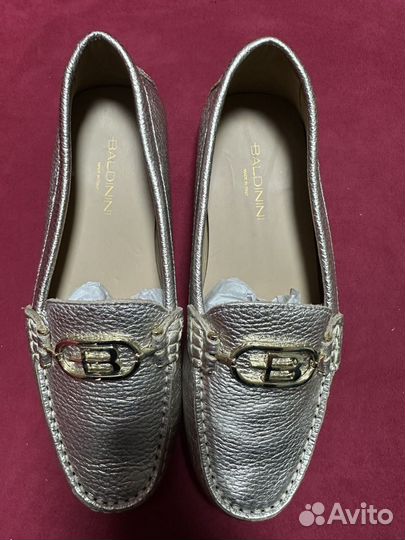 37 бу Мокасины лоферы Baldinini