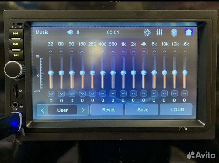 Автомагнитола 2 din 7 дюймов