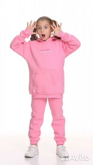 Спортивный флисовый костюм,новый. Турция