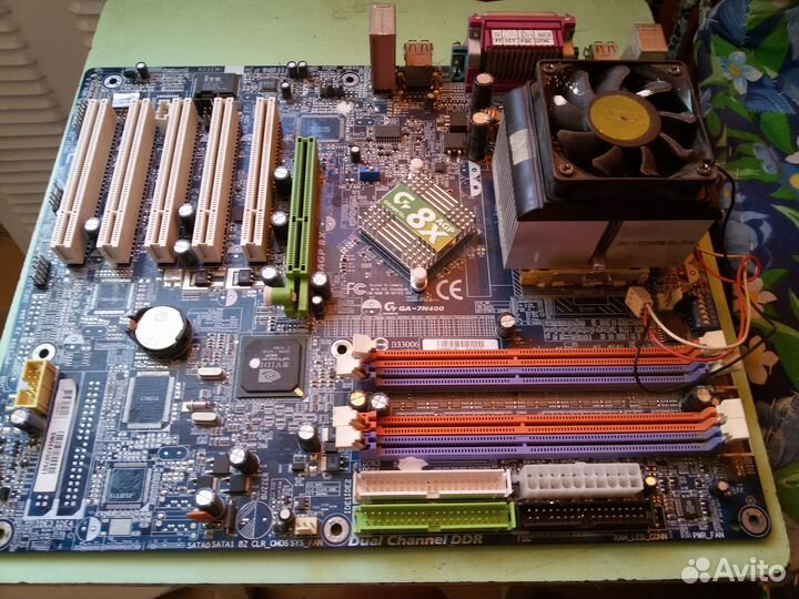 Материнская плата с процессором на запчасти