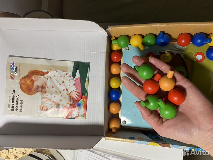 Деревянная мозайка монтессори