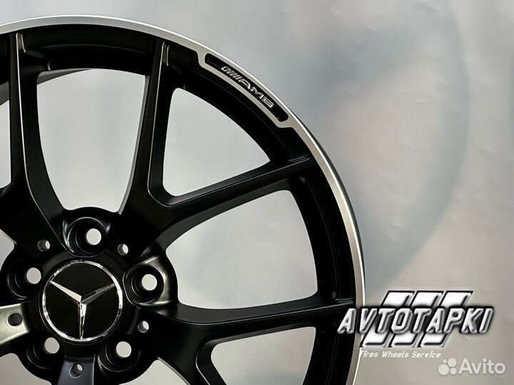 Диски AMG r18 5-112 matt black 5y одношир
