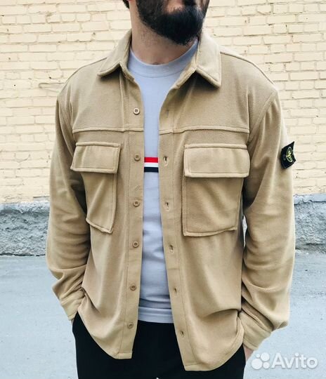 Stone island рубашка мужская