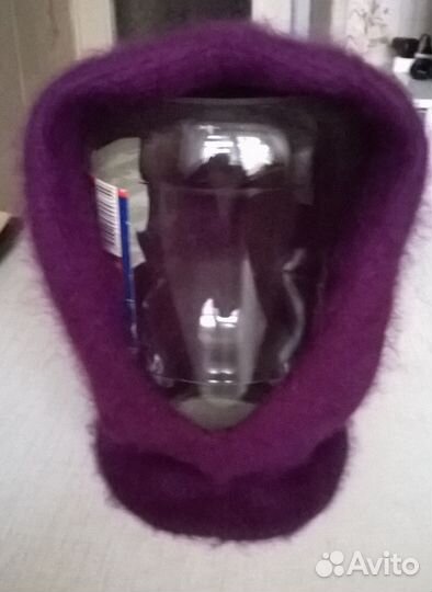 Шапка -капор жен. мохер