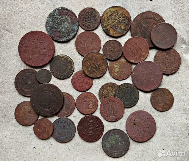 30 монет Российской Империи