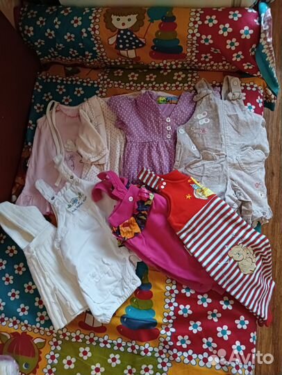Вещи пакетом на девочку от 0 до 7мес