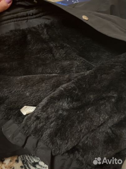 Куртка зимняя женская 44 46 размер черная