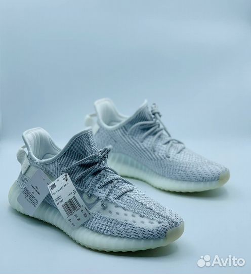 Adidas yeezy boost 350 великан светло-серые разм