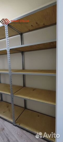 *Продается надежный стеллаж с фанерным настилом**