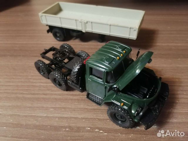 Модель зил-131в с полуприцепом
