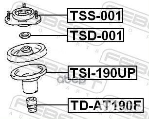 Опора переднего амортизатора TSS-001 Febest