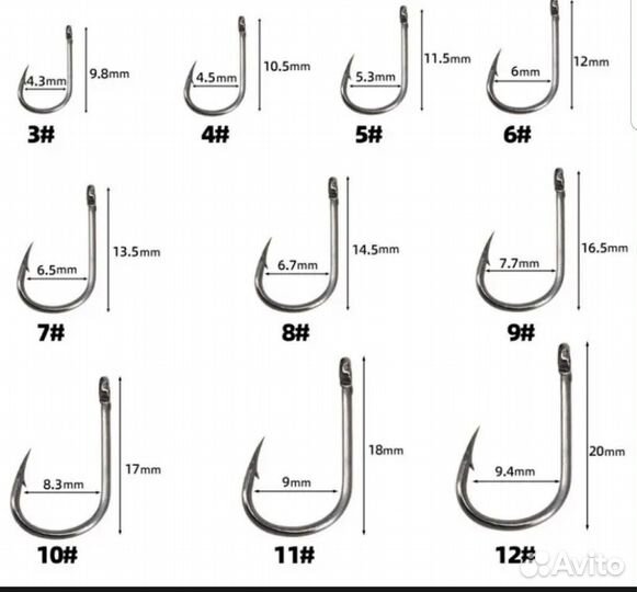 Рыболовные крючки -набор рыболовных крючков-400шт