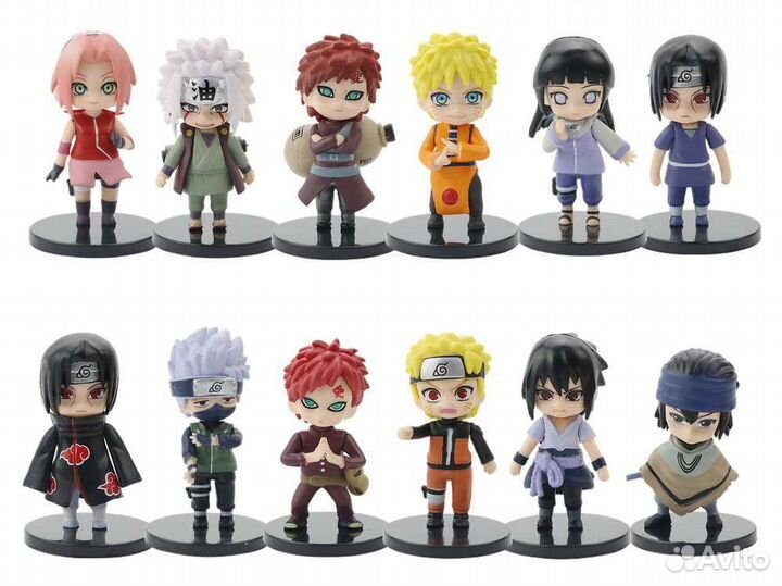 Аниме фигурки Наруто 12шт