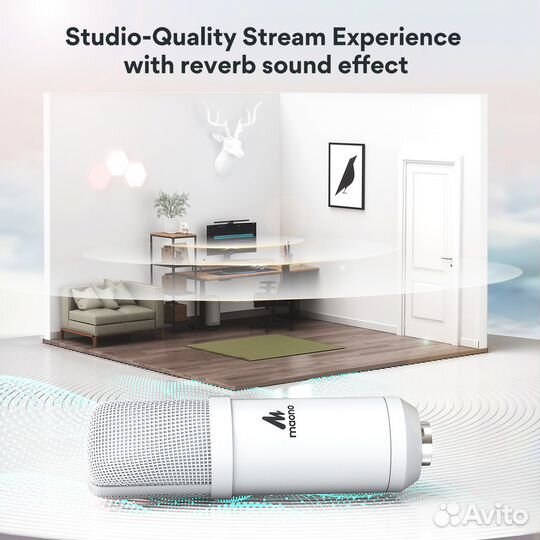 Микрофон Maono AU-A04E (white)