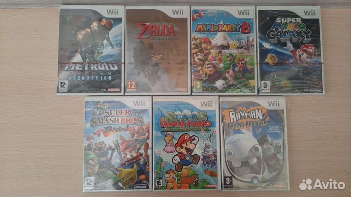 Диски Nintendo Wii/Wii U/GC новые