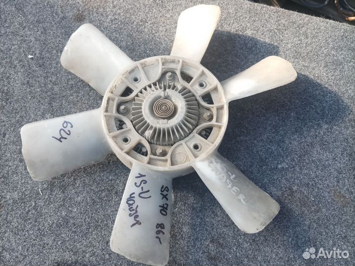 Toyota chaser sx70 86г лопасти диффузора термомуф