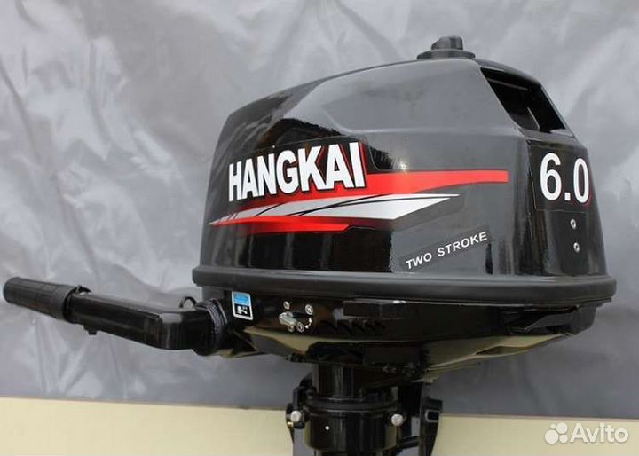 Лодочный мотор Hangkai 6 л. с. двухтактный новый