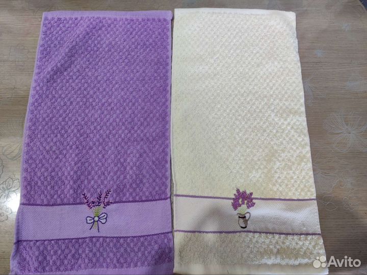 Набор полотенец, полотенца кухонные и банные