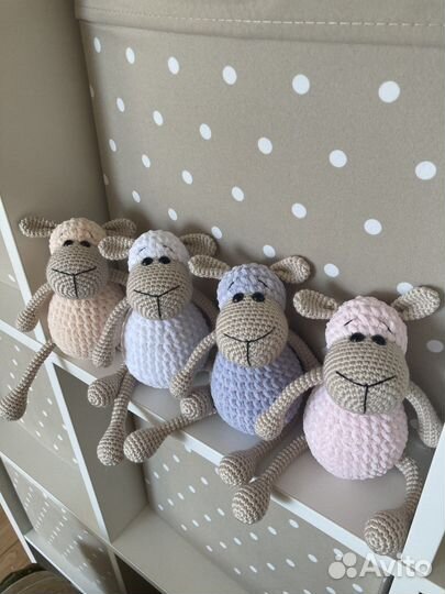 Вязаная игрушка Овечка амигуруми